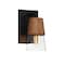 Maxim Lighting Carpenter 1-Light Bath Vanity, Walnut/Black 21621CLWNBK - alternate 1